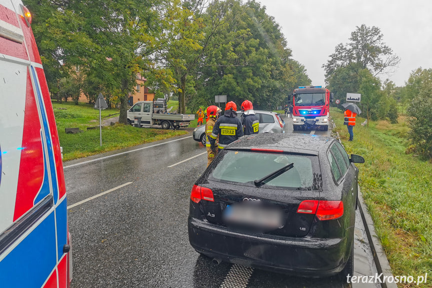 Kolizja na Bieszczadzkiej w Krośnie