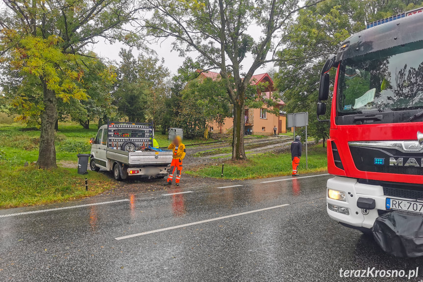 Kolizja na Bieszczadzkiej w Krośnie