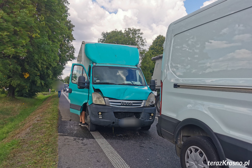 Kolizja na Bieszczadzkiej w Krośnie