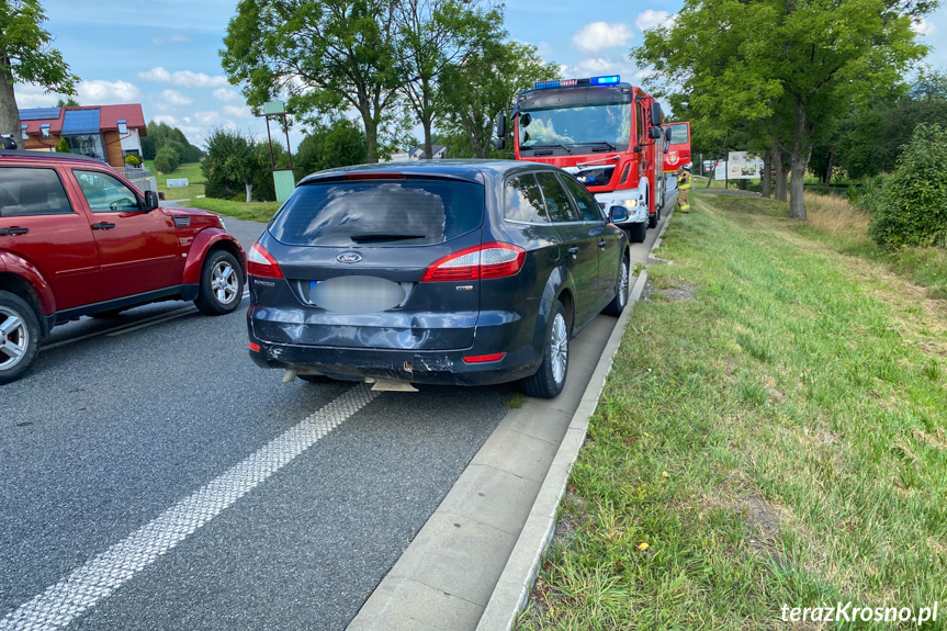 Kolizja na Bieszczadzkiej w Krośnie