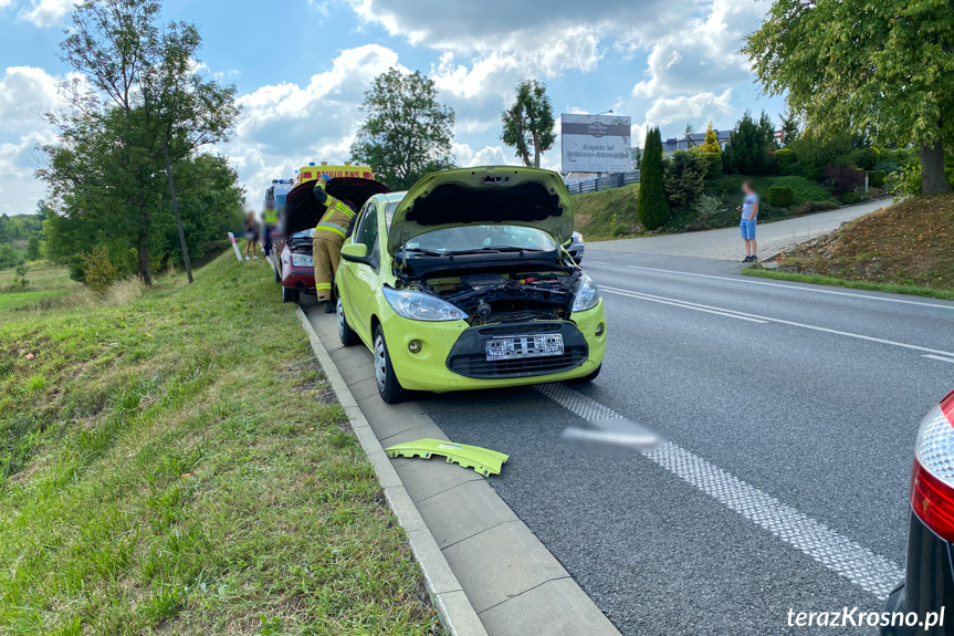 Kolizja na Bieszczadzkiej w Krośnie