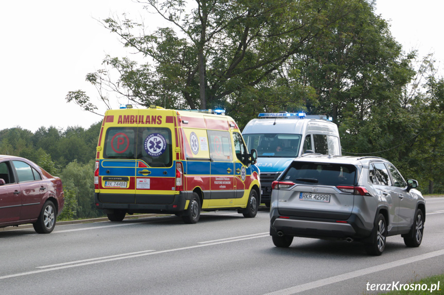 Kolizja na Bieszczadzkiej w Krośnie