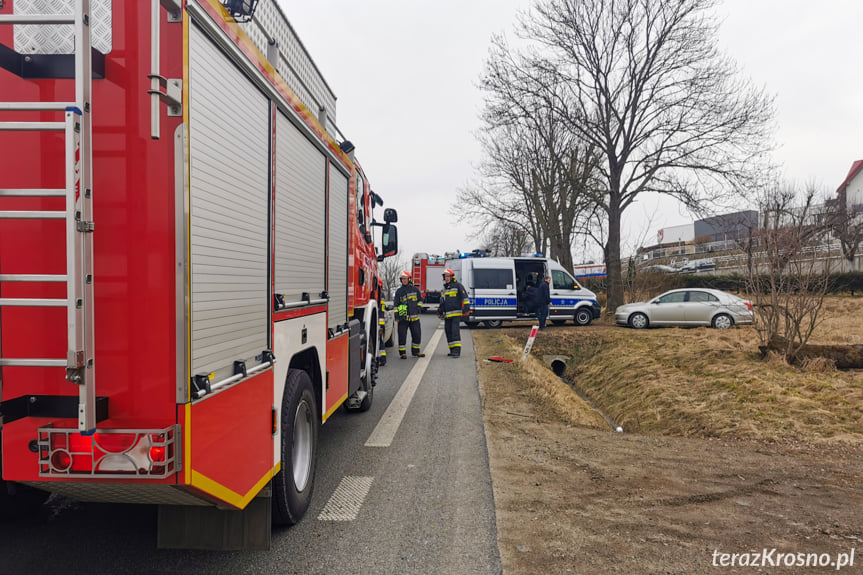 Kolizja na Bieszczadzkiej w Krośnie