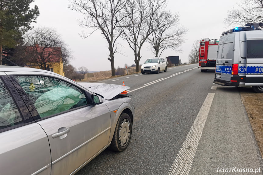 Kolizja na Bieszczadzkiej w Krośnie