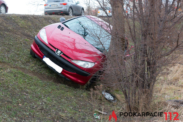 Kolizja na Bieszczadzkiej w Krośnie