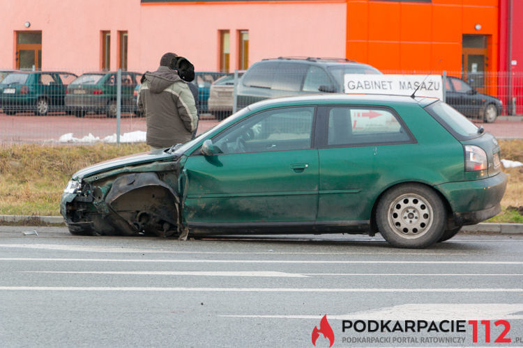 Kolizja na Bieszczadzkiej w Krośnie