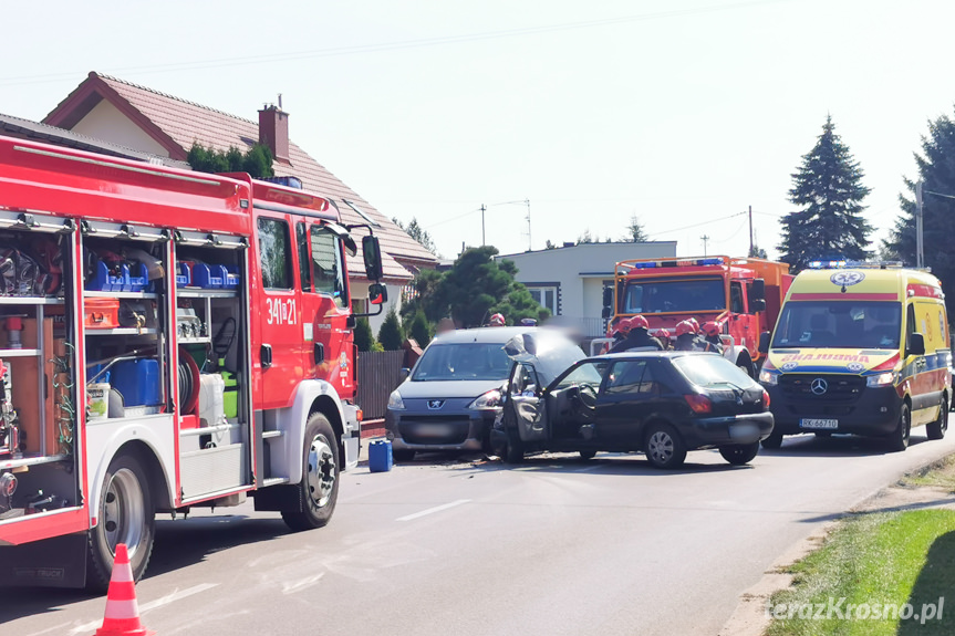 Kolizja na Decowskiego w Krośnie