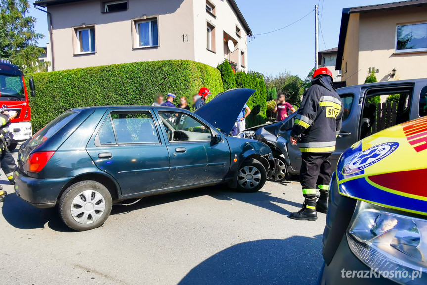 Kolizja na Decowskiego w Krośnie