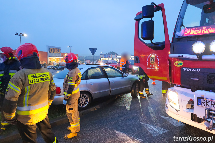 Kolizja na DK28 w Miejscu Piastowym