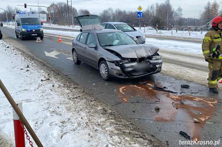 Kolizja na Korczyńskiej w Krośnie