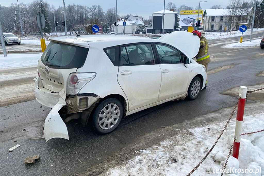 Kolizja na Korczyńskiej w Krośnie