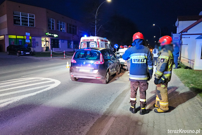 Kolizja na Krakowskiej w Krośnie