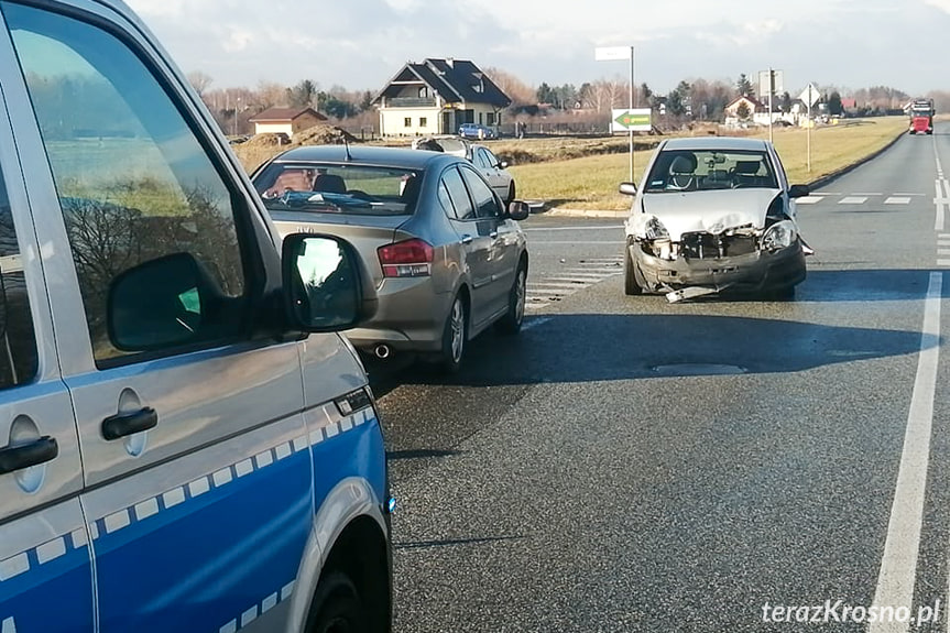 Kolizja na Lotników w Krośnie