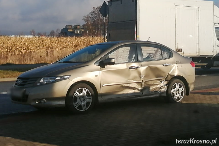 Kolizja na Lotników w Krośnie