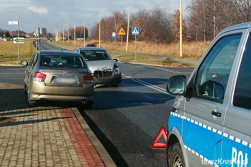 Kolizja na Lotników w Krośnie