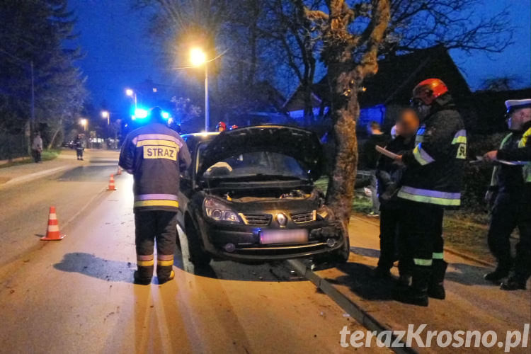 Kolizja na Łukasiewicza w Krośnie