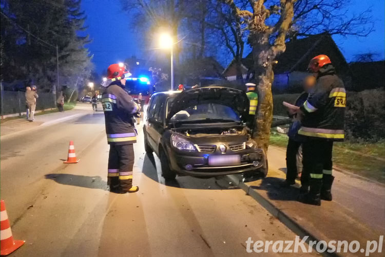 Kolizja na Łukasiewicza w Krośnie