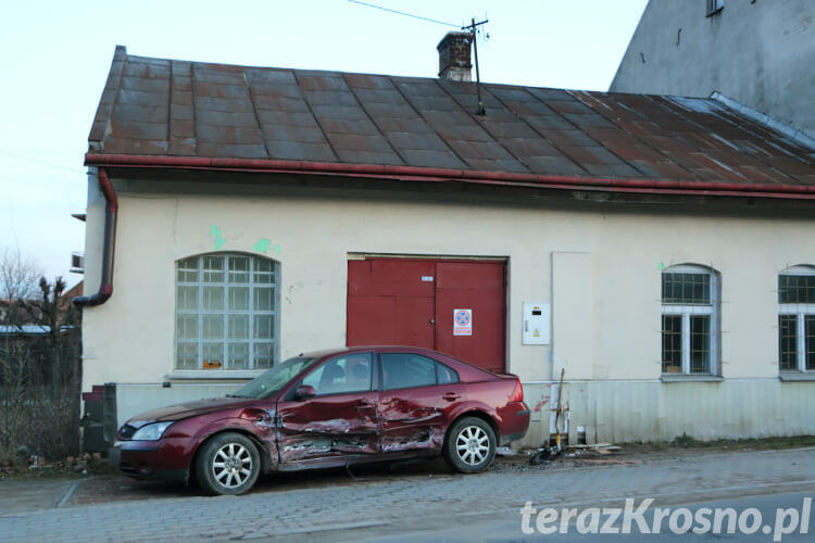 Kolizja na Łukasiewicza w Krośnie