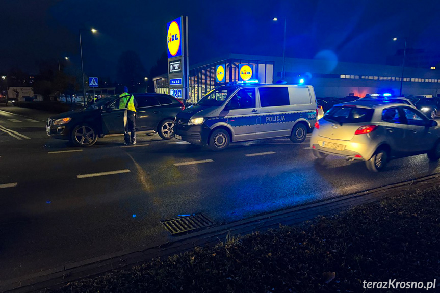 Kolizja na Lwowskiej w Krośnie