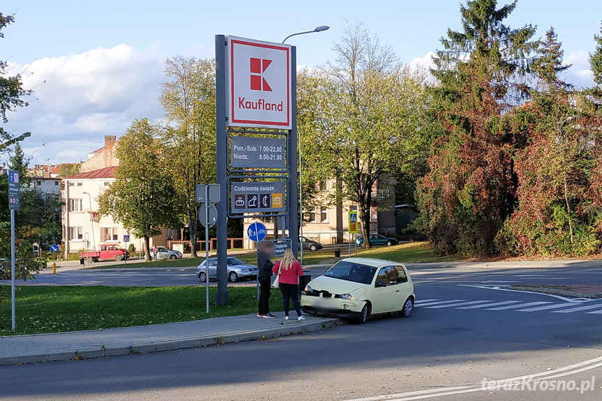 Kolizja na Niepodległości w Krośnie