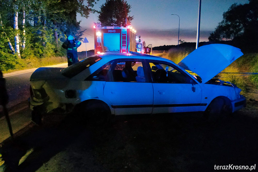 Kolizja na Pelczara w Korczynie