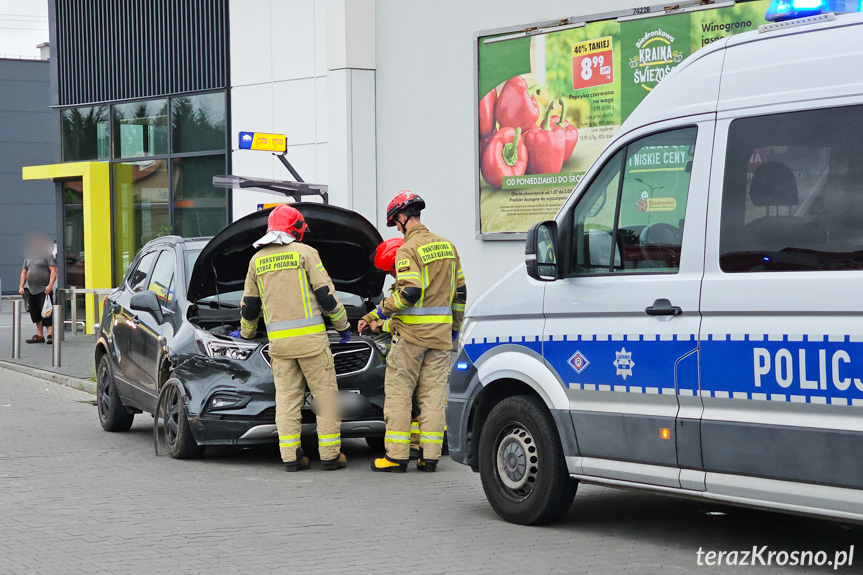 Kolizja na Podkarpackiej w Krośnie