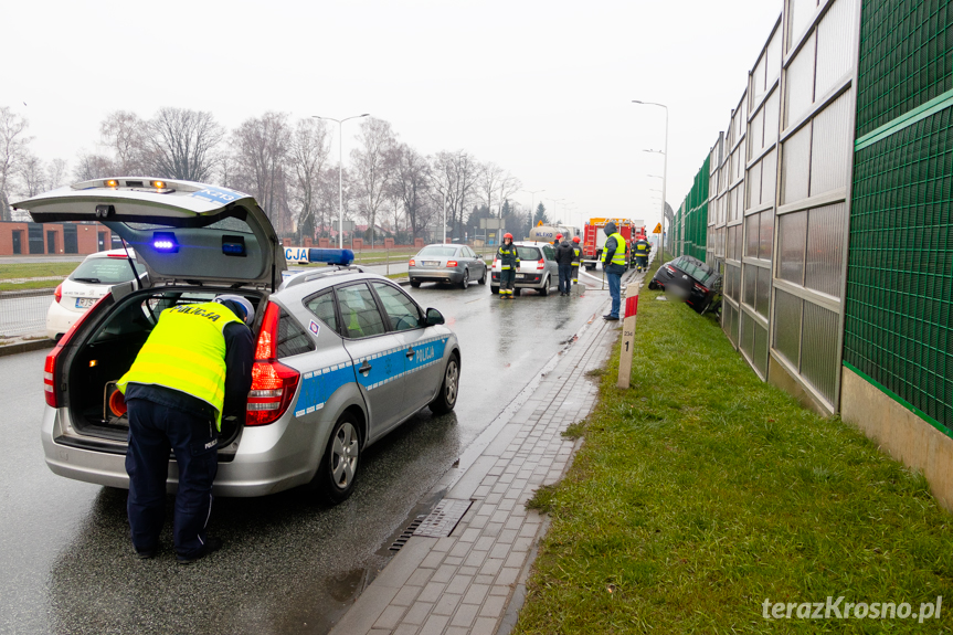 Kolizja na Podkarpackiej w Krośnie