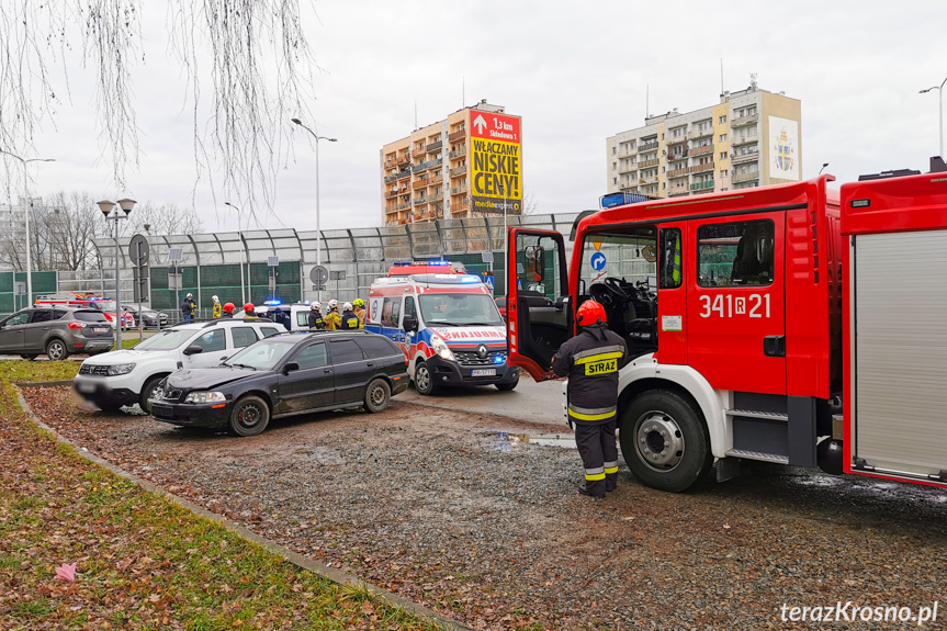 Kolizja na Podkarpackiej w Krośnie