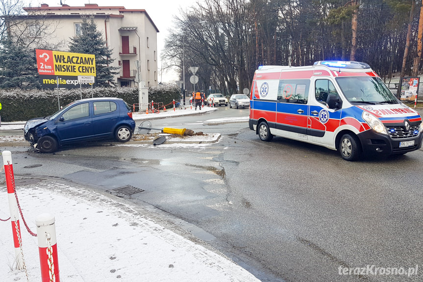 Kolizja na rondzie