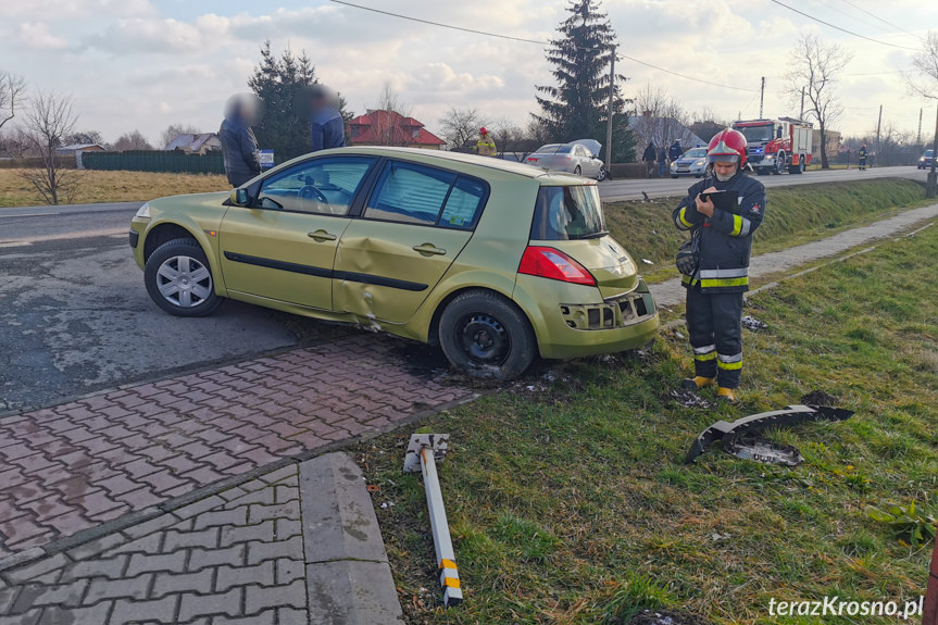 Kolizja na Rzeszowskiej w Krośnie