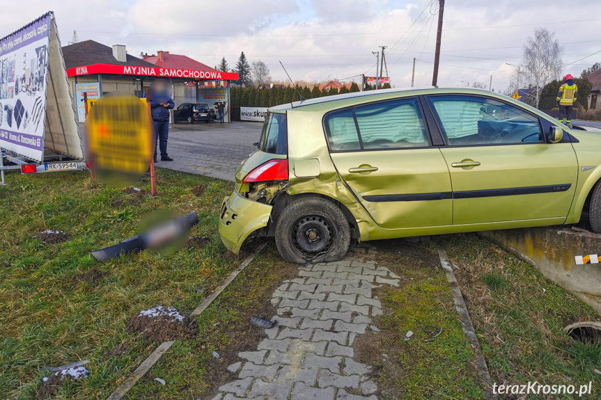 Kolizja na Rzeszowskiej w Krośnie