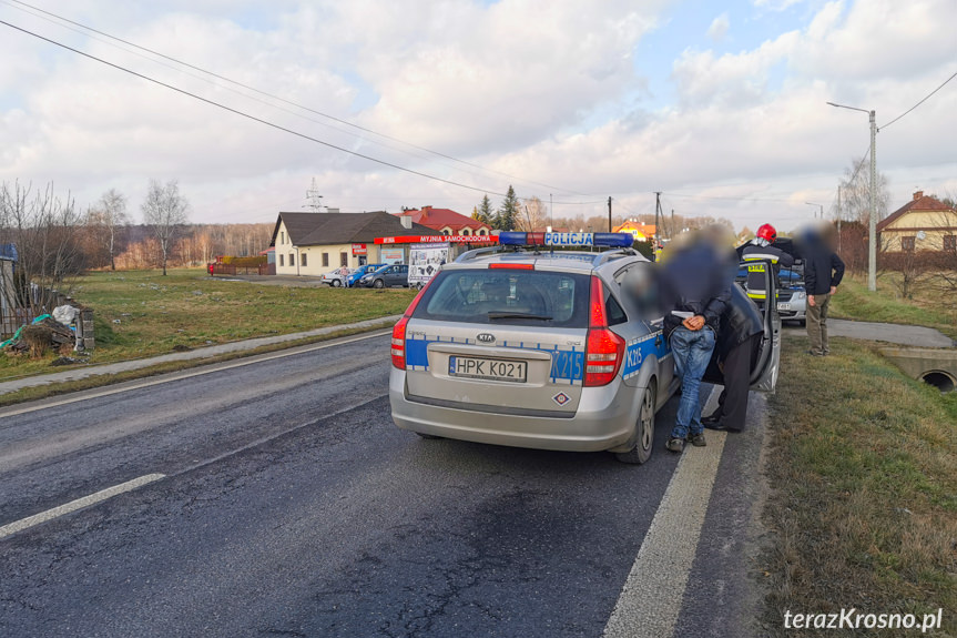 Kolizja na Rzeszowskiej w Krośnie