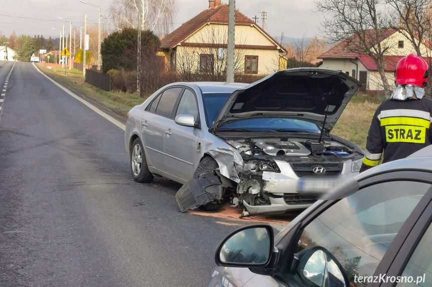 Kolizja na Rzeszowskiej w Krośnie