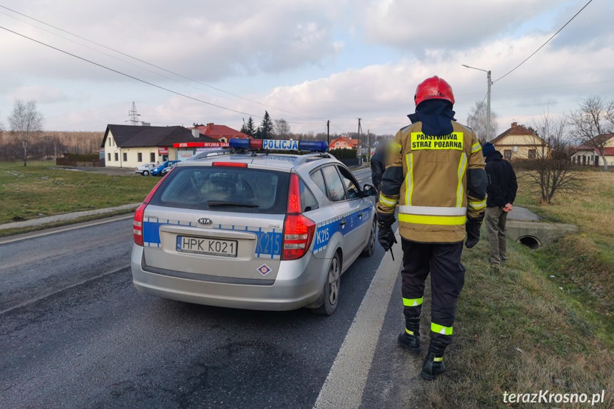 Kolizja na Rzeszowskiej w Krośnie