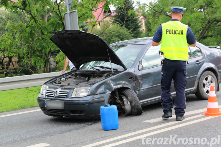 Kolizja na ul. Bieszczadzkiej