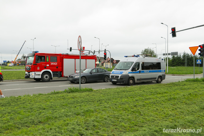 Kolizja na ul. Bieszczadzkiej