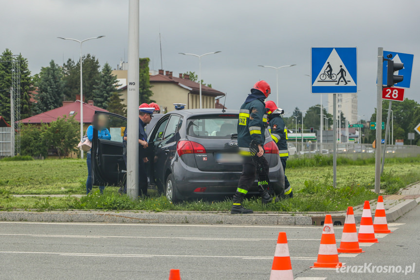 Kolizja na ul. Bieszczadzkiej