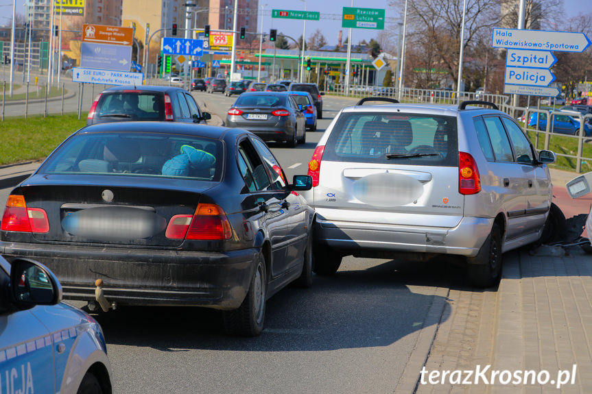 Kolizja na ul. Bieszczadzkiej