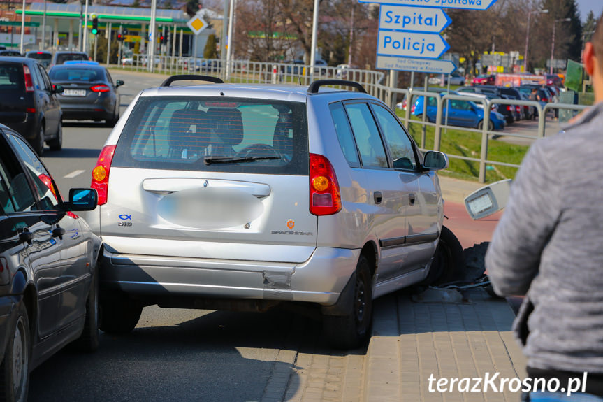 Kolizja na ul. Bieszczadzkiej