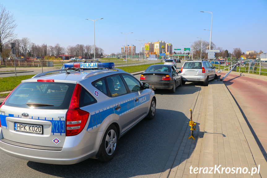 Kolizja na ul. Bieszczadzkiej