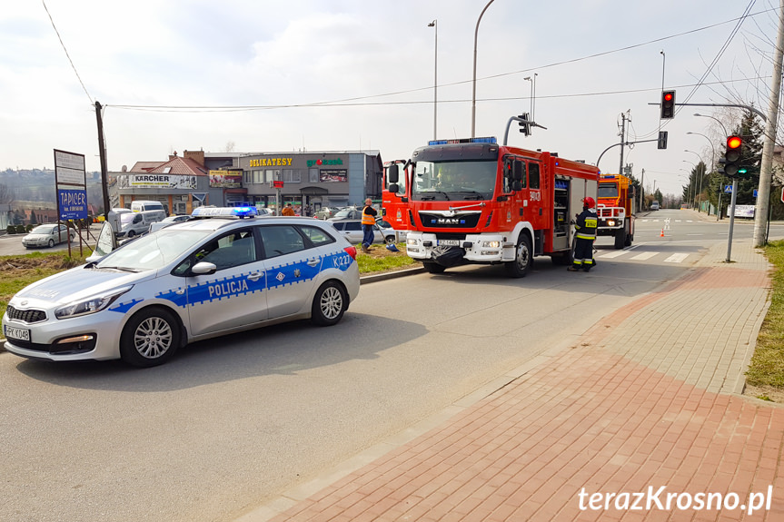 Kolizja na ul. Bieszczadzkiej