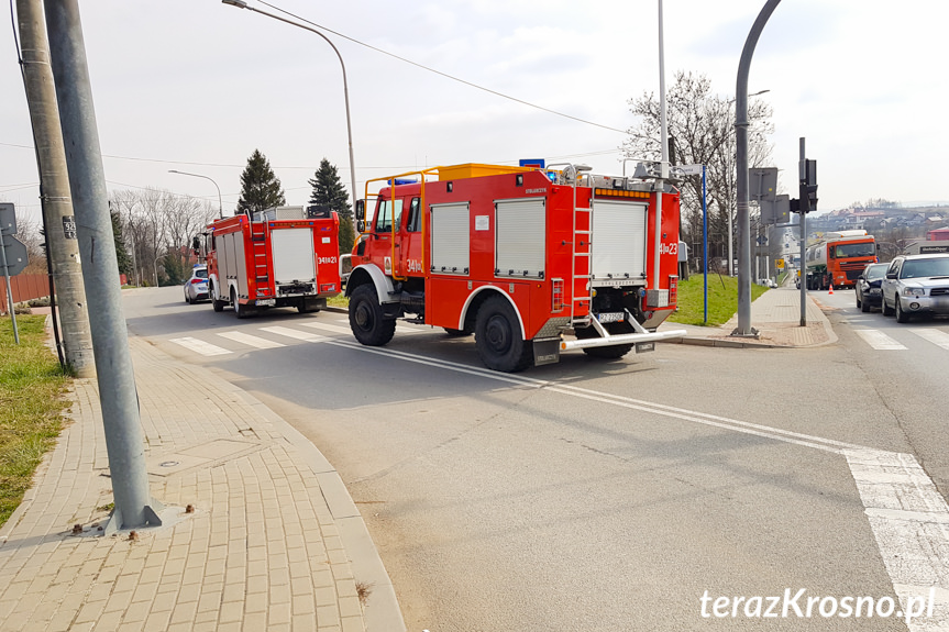 Kolizja na ul. Bieszczadzkiej