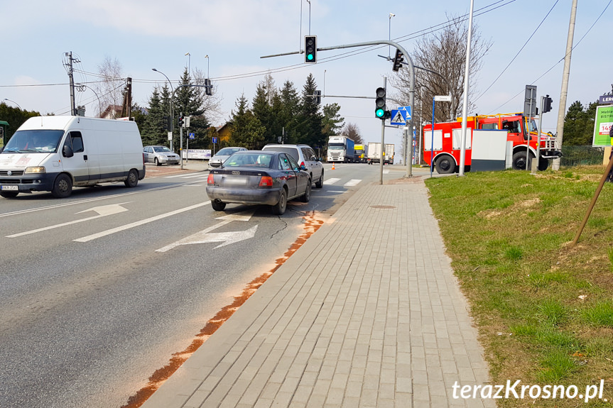 Kolizja na ul. Bieszczadzkiej