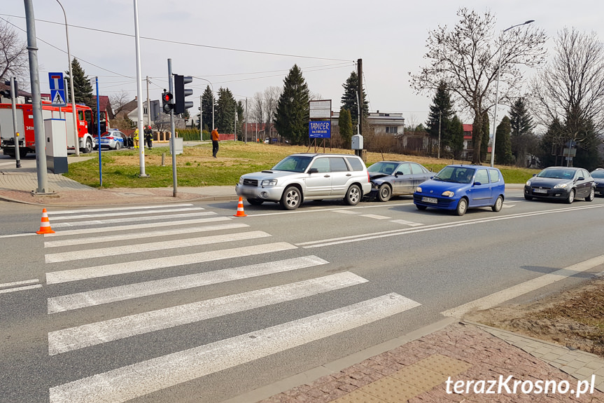 Kolizja na ul. Bieszczadzkiej