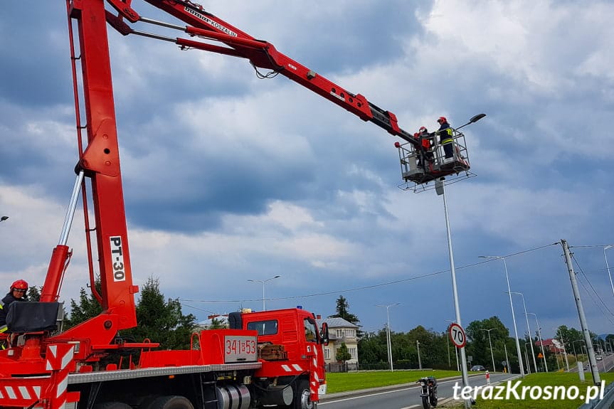 Kolizja na ul. Bieszczadzkiej