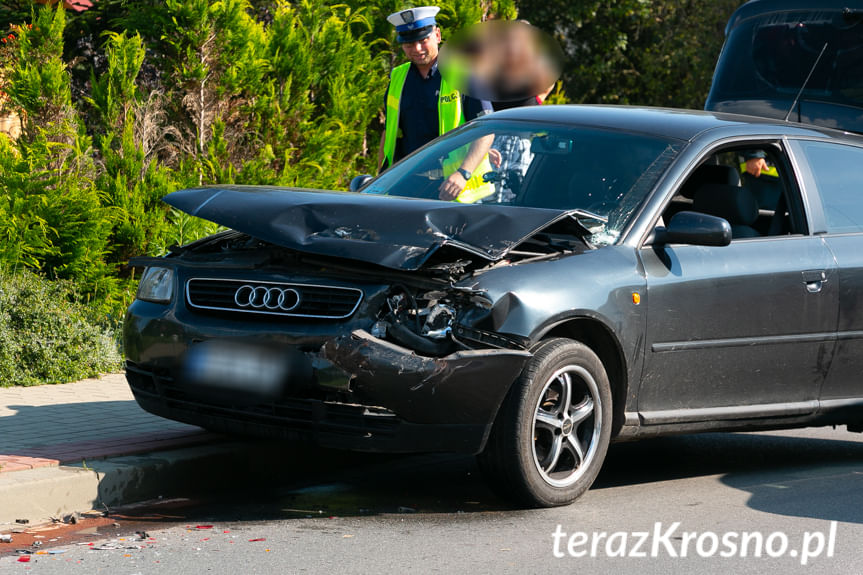 Kolizja na ul. Korczyńskiej