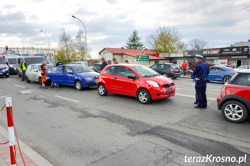 Kolizja na ul. Krakowskiej