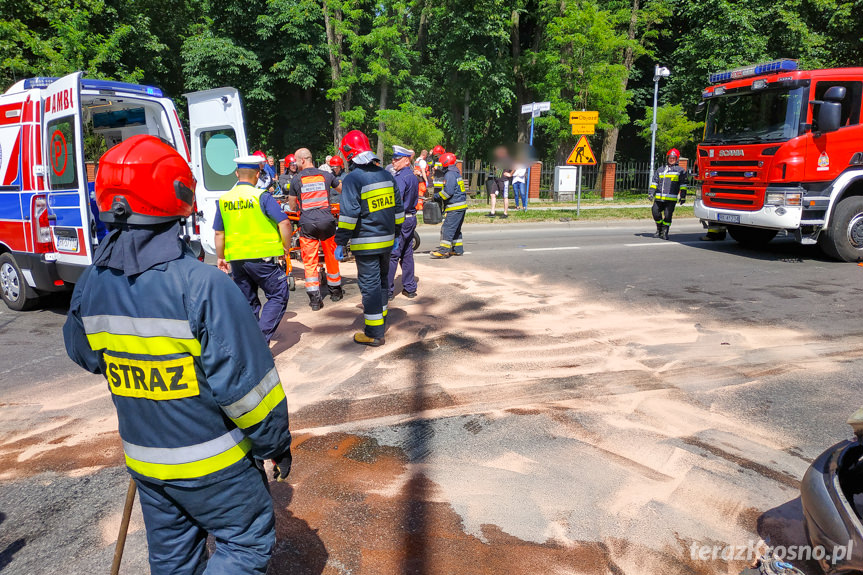 Kolizja na ul. Krakowskiej