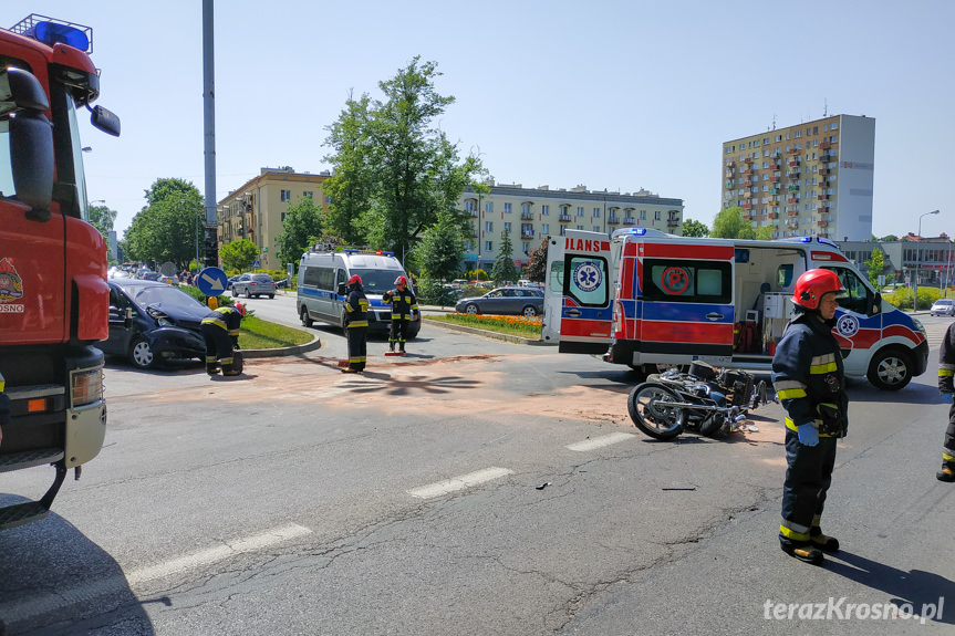 Kolizja na ul. Krakowskiej