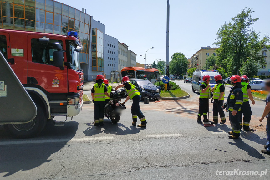 Kolizja na ul. Krakowskiej